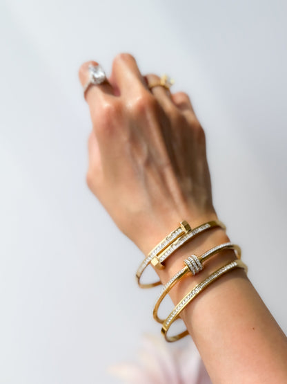 Stella- Gold Plated with Zircon Stones