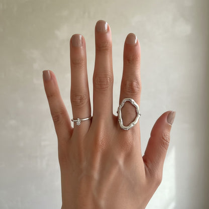 Hira – 18K Gold Plated Hollow Ring