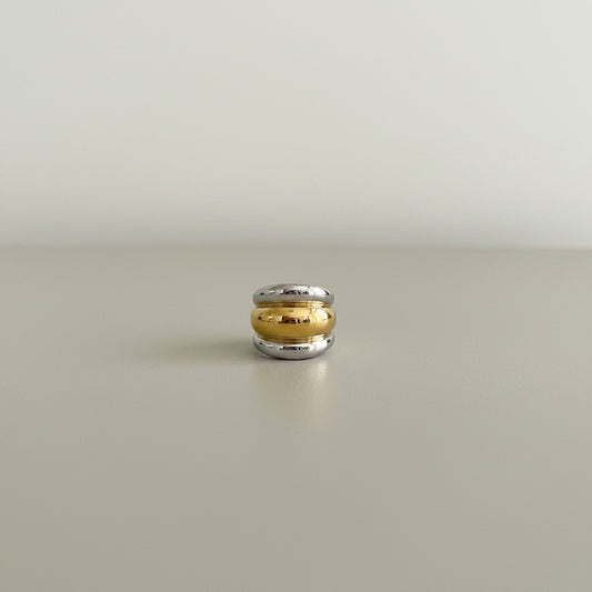 Polly – 18K Gold Plated Chunky Dome Ring