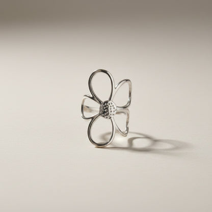 Jayda – 18K Gold Plated Flower Ring