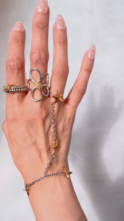 Jayda – 18K Gold Plated Flower Ring